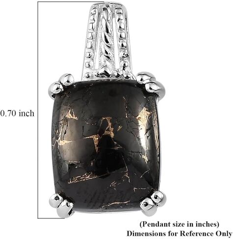 قلادة من الفضة الاسترلينية عيار 925 لعلاج الام التامل والتامل والقلق من شوب ال سي، مجوهرات للنساء, معدن, شونجيت in Kuwait