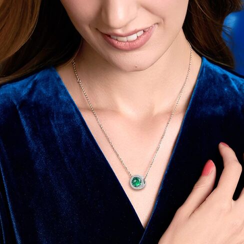 QeenseKc Green Dazzling Crystal and Cubic Zirconia Charm Openwork Bead Mothers Day Gift fit Pandora Bracelet in Saudi Arabia
