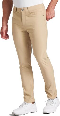 PUMA GOLF Men's 101 5 Pocket Pant, Prairie TAN in Saudi Arabia