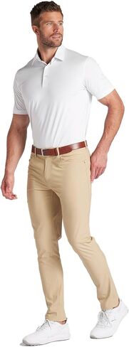 PUMA GOLF Men's 101 5 Pocket Pant, Prairie TAN in Saudi Arabia