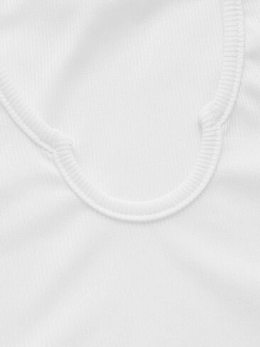 Floerns Women's Casual Scoop Neck Vest Rib Knit Sleeveless Crop Tank Top in Saudi Arabia