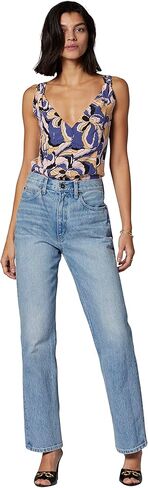 EQUIPMENT Women's Hadley Tank Top in Skipper Blue Multi, X-Small in Saudi Arabia