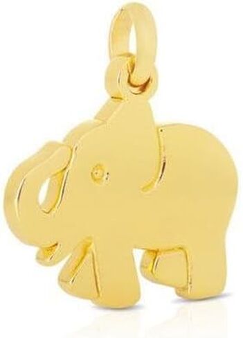 TOUS Yellow Gold Plated Elephant Idol Pendant in Kuwait