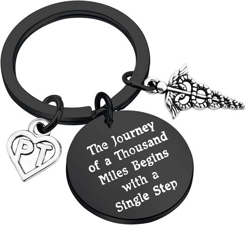 TGBJE Physical Therapy Gift A Journey of a Thousand Miles Begins with a Single Step Graduation Gift for PT Gift in Saudi Arabia