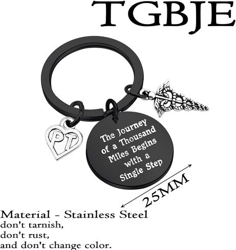 TGBJE Physical Therapy Gift A Journey of a Thousand Miles Begins with a Single Step Graduation Gift for PT Gift in Saudi Arabia