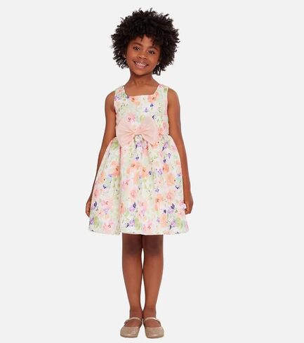 Bonnie Jean Girl's Easter Dress - Floral Dress with Short Sleeve Cardigan for Baby, Toddler, Little and Big Girls in Saudi Arabia