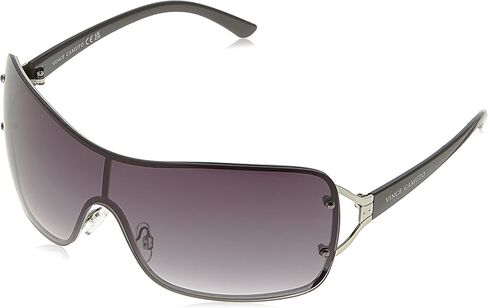 Vince Camuto Vc1000 Chic Vented Metal 100% Uv Protective Women's Rectangular Shield Sunglasses. Luxe Gifts for Her, 136 Mm in Saudi Arabia