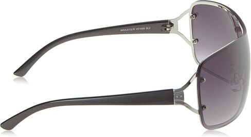 Vince Camuto Vc1000 Chic Vented Metal 100% Uv Protective Women's Rectangular Shield Sunglasses. Luxe Gifts for Her, 136 Mm in Saudi Arabia