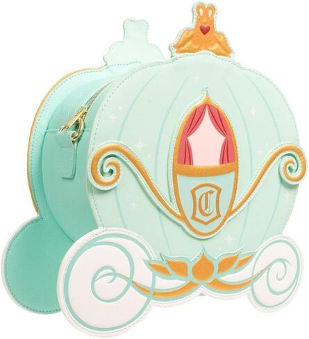 Loungefly Disney Cinderella Reversible Pumpkin Carriage Crossbody Purse in Saudi Arabia