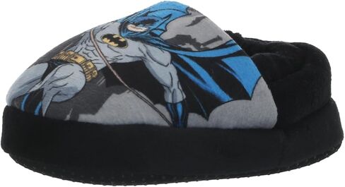 Josmo Boy's Batman Slipper Dark Knight Superhero Lightweight Comfort Soft Aline Plush House Shoes in Kuwait