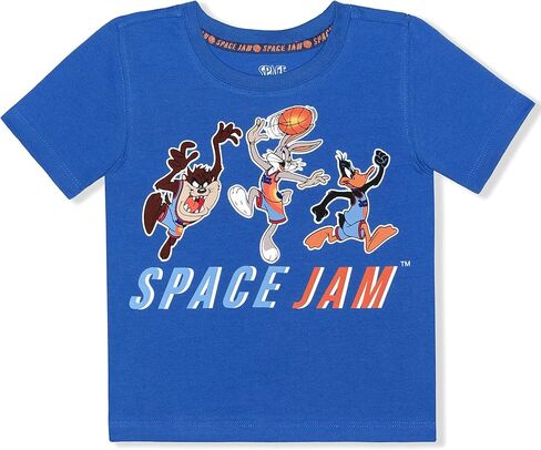 تي شيرت لوني تونز بويز باغز باني ودافي داك وتاز للأطفال الصغار - أزرق in Kuwait