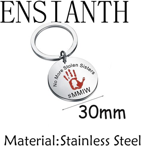 ENSIANTH MMIW Awareness Gift No More Stolen Sisters American Native Gift Women Power Gift in Saudi Arabia