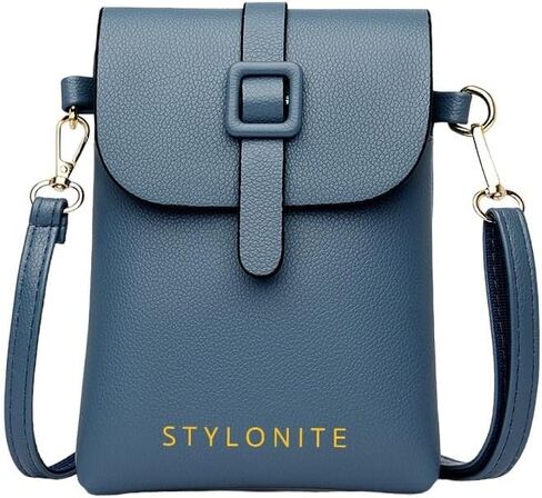 النساء الفتيات الصغيرة المتوسطة Crossbody حقيبة رسول الهاتف الخليوي محفظة الكتف محفظة السيدات جيوب ذكية سستة in Saudi Arabia