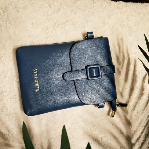 النساء الفتيات الصغيرة المتوسطة Crossbody حقيبة رسول الهاتف الخليوي محفظة الكتف محفظة السيدات جيوب ذكية سستة in Saudi Arabia