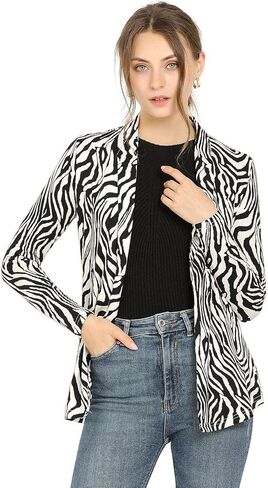 Allegra K Women's Long Sleeves Shawl Collar Open Front Straight Knit Cardigan in Saudi Arabia