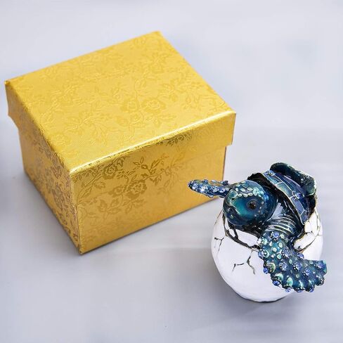 YU FENG صندوق حلية مجوهرات سلحفاة عتيقة مكون من قطعتين in Kuwait