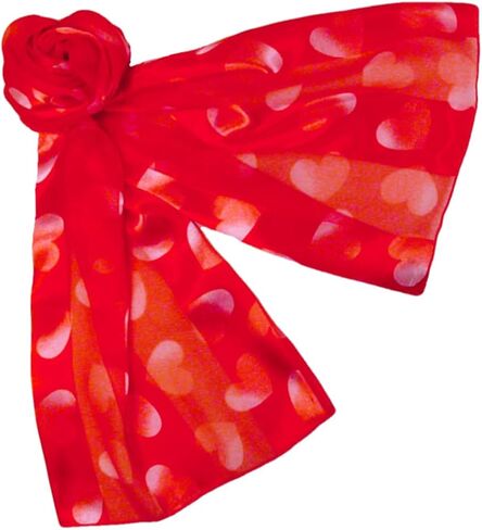 Evening Elegance Heart Scarves Valentine’s Day Mother’s Day Small Hearts in Kuwait