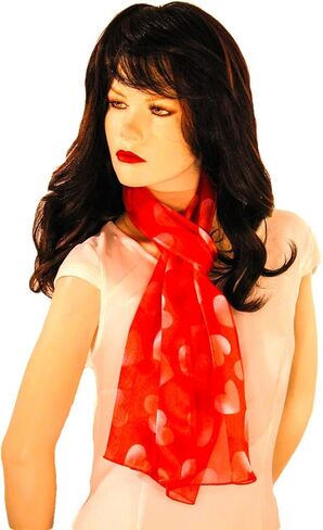 Evening Elegance Heart Scarves Valentine’s Day Mother’s Day Small Hearts in Kuwait