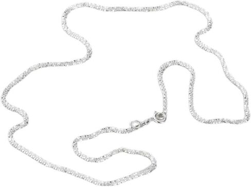 قلادة جيبسوفيلا لامعة ومسطحة لامعة بلون ذهبي وفضي للنساء in Kuwait