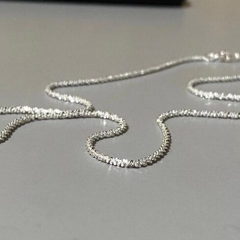 قلادة جيبسوفيلا لامعة ومسطحة لامعة بلون ذهبي وفضي للنساء in Kuwait