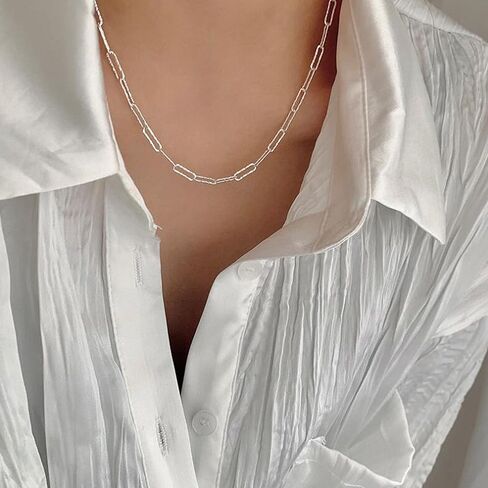 قلادة جيبسوفيلا لامعة ومسطحة لامعة بلون ذهبي وفضي للنساء in Kuwait