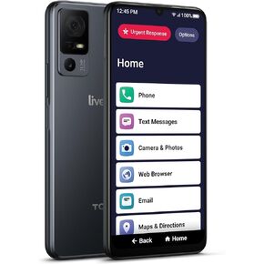 LIVELY Jitterbug Smart4 Smartphone for Seniors - Cell Phone for Seniors - Not Compatible with Other Wireless Carriers - Must Be Activated Phone Plan
