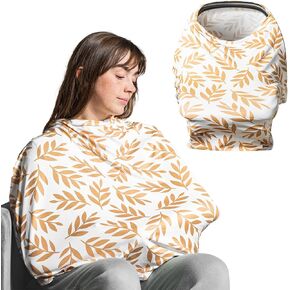 غطاء الرضاعة - غطاء الرضاعة الطبيعية - غطاء رضاعة ناعم وقابل للتنفس - أغطية رضاعة ذات خصوصية كاملة 360 درجة - غطاء مقعد سيارة الطفل - غطاء عربة الأطفال - أساسيات التمريض - أغطية رضاعة متعددة الاستخدامات من أوتامي in Kuwait