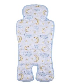 Gel Car Seat Cooler Pad Summer Universal Baby Stroller Ice Cushion Cooler Mat Cooling Seat Liner for Babies Multifunctional Baby Baby Cushion Chair (Moon)