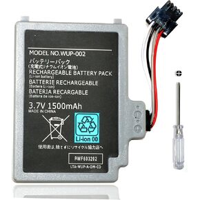 WUP-012 Gamepad Battery Replacement for Nintendo Wii U Gamepad WiiU PAD Series WUP-012 WUP-010 WUP-003 (1500 mAh) in Saudi Arabia