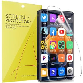 Compatible for SWOFY MP3 Player Screen Protector, [6 Pack] Full Coverage TPU Clear Film Compatible for SWOFY M501, ZAQE M501, Oilsky 501 4.7" MP3 Player (6 Pack)