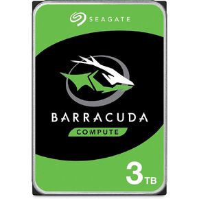 Seagate BarraCuda 3TB Internal Hard Drive HDD – 3.5 Inch SATA 6 Gb/s 7200 RPM 64MB Cache for Computer Desktop PC (ST3000DM008)