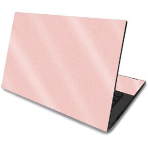 MightySkins Glossy Glitter Skin for Asus Chromebook C425 14" (2019) - Solid Blush | Protective, Durable High-Gloss Glitter Finish | Easy to Apply, Remove, and Change Styles | Made in The USA