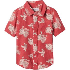 GAP Baby Boys' Short Sleeve Woven Top