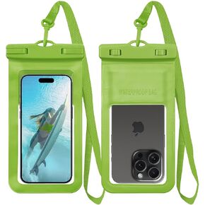 Cellphone Dry Bag, Large Waterproof Case for iPhone 15 14 13 Pro Max, IPX8 Certified and Lightweight, Waterproof Phone Pouch Travel Accessories for Vacation Must Haves, 1 Pack-Black-8.3″