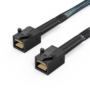 CableCreation Internal Mini SAS HD Cable 3.3FT 2Pack, Mini SAS SFF-8643 to SFF-8643 Cable