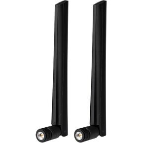 Eightwood 5G 4G LTE GSM 3G Antenna Wide Band Omnidirectional SMA Male Antenna 2-Pack for CPE Router Mobile Hotspot Wireless Home Phone Modem Cellular Trail Camera