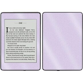 MightySkins Glossy Glitter Skin for Kindle Paperwhite 2018 Waterproof Model - Lilac | Protective, Durable High-Gloss Glitter Finish | Easy to Apply, Remove, and Change Styles | Made in The USA