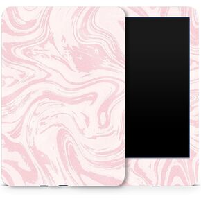 MightySkins Glossy Glitter Skin Compatible with Amazon Kindle 6-inch 11th Gen (2022) Full Wrap - Silky Pink | Protective High-Gloss Glitter Finish | Easy to Apply | Made in The USA