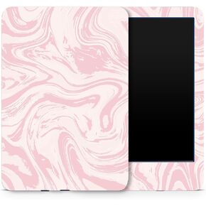 MightySkins Skin Compatible with Amazon Kindle 6-inch 11th Gen (2022) Full Wrap - Silky Pink | Protective, Durable, and Unique Vinyl Decal wrap Cover | Easy to Apply | Made in The USA