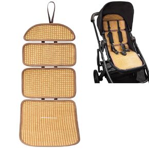 حشوة مقعد مريحة لـ UPPAbaby - بطانة حصيرة التبريد من الروطان، إكسسوار صيفي مثالي لعربات الأطفال UPPAbaby Vista (موديلات 2015-2019)، Vista V2، Cruz (موديلات 2015-2019)، وCruz V2 in Kuwait