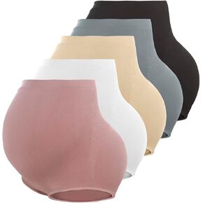 SOLY HUX Women's 5 Piece Maternity Knit Underwear Over Bump Seamless Briefs Pregnancy Panties in Saudi Arabia