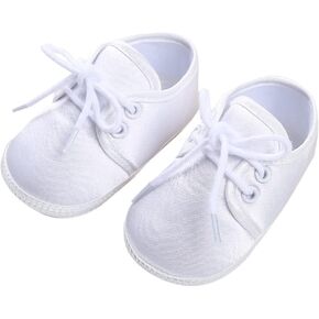 Booulfi Baby Boy Shoes Walking White Infant Newborn Shoes Booties Easter Baptism Christening Outfits Gifts for Boys Girls
