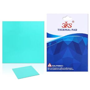 Thermal Pad 10x10mm 1mm, 12.8 W/mK Highly Efficient Thermal Conductivity,Heat Resistant Silicone Thermal Pads for Laptop Heatsink CPU GPU SSD IC LED Cooler