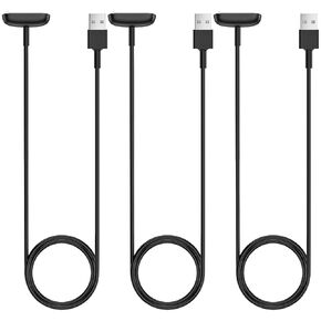 Charging Cable for Fitbit Charge 6 Replacement Charger (3.3ft, 3-Pack)