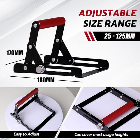 نظام دليل قطع المعادن، ارتفاع وعرض قابلان للتعديل، بمقبض أحمر، للمنشار المحمول، منشار الرقصة، المنشار الترددي، لمشاريع قطع المعادن التي تصنعها بنفسك in Kuwait