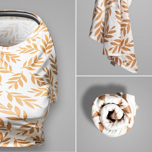 غطاء الرضاعة - غطاء الرضاعة الطبيعية - غطاء رضاعة ناعم وقابل للتنفس - أغطية رضاعة ذات خصوصية كاملة 360 درجة - غطاء مقعد سيارة الطفل - غطاء عربة الأطفال - أساسيات التمريض - أغطية رضاعة متعددة الاستخدامات من أوتامي in Kuwait