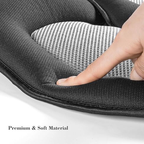 Newborn Baby Support Cushion Infant Insert 3D Mesh Breathable Liner Compatible with Stroller, Car seat, High Chair Etc (Black) in Saudi Arabia
