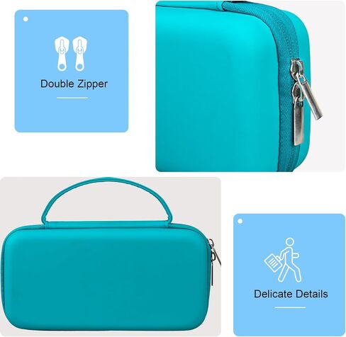 Graphing Calculator Case for Texas Instruments TI-84 Plus CE/TI-84 Plus/TI-83 Plus CE Color Calculators, Durable Travel Storage Carrying Box Holder Protective Bag for Cables, Pens, Teal in Kuwait