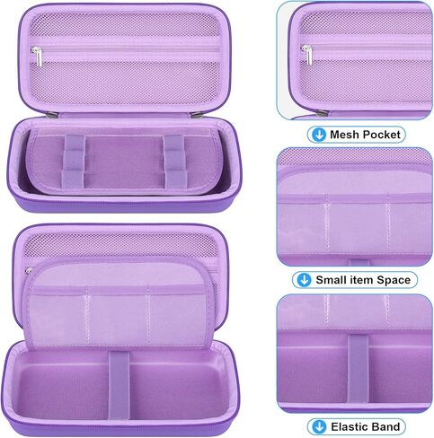 حافظة آلة حاسبة رسومية لآلات تكساس إنسترومنتس TI-84 Plus CE/TI-84 Plus/TI-83 Plus CE الملونة، حامل صندوق حمل متين للسفر وحقيبة واقية للكابلات والأقلام والأزرق المخضر in Kuwait