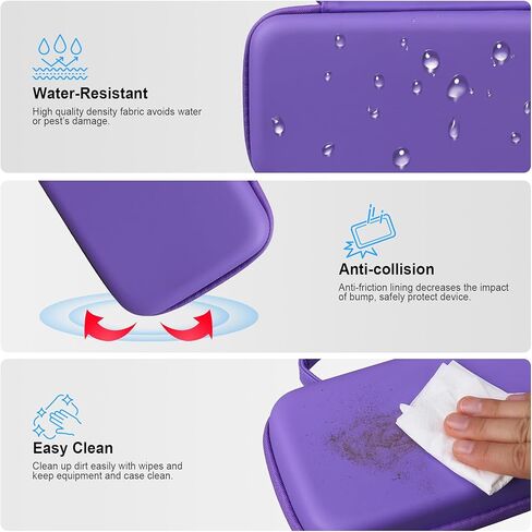 حافظة آلة حاسبة رسومية لآلات تكساس إنسترومنتس TI-84 Plus CE/TI-84 Plus/TI-83 Plus CE الملونة، حامل صندوق حمل متين للسفر وحقيبة واقية للكابلات والأقلام والأزرق المخضر in Kuwait